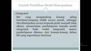 MK IPA Terpadu: Pengembangan Perencanaan Pembelajaran IPA MK IPA Terpadu: Pengembangan Perencanaan Pembelajaran IPA