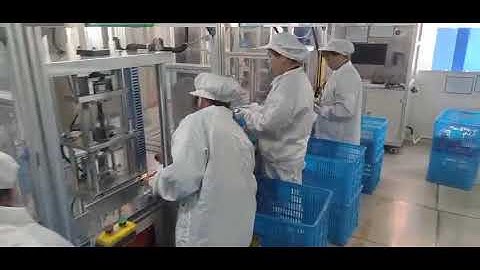 Semi-automatic assembly line