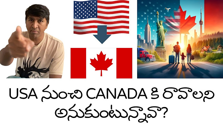 USA to Canada - Are you willing to move ? | ❤️❤️Canada - USA Telugu vlogs