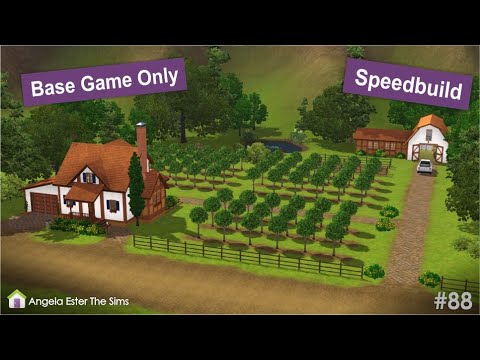 Speed Build Fazendinha (Cottage country) usando apenas o jogo base no The Sims 3