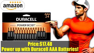 Buy  | Duracell Coppertop AAA Batteries With Power Boost Ingredients, 24 Count Pack Triple A Battery