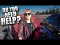 Biker Pushes a Car out of the Road! [Motovlog 304]