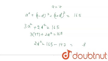 The sum of three consecutive terms of an AP is 21 and the sum of the ss.
