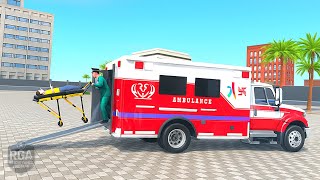 救急車運転シミュレーター3D - 911救助救急車ドライバー - Androidゲームプレイ screenshot 1