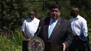 Illinois Gov. J.B. Pritzker with today's COVID-19 update