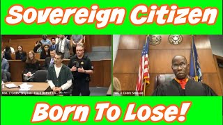 Fresh Off A Bench Slap From Yesterday Sovereign Citizen Attempts To Annoy Judge Simpson!