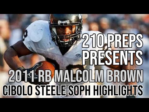 RB Malcolm Brown #28 *SIGNED LOI TO TEXAS* Cibolo Steele HS (SOPH HL)