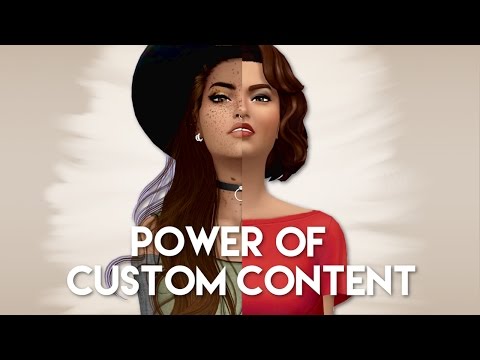 Видео: The Sims 4: Create a Sim | Power of Custom Content