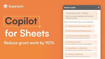 Superjoin AI - Google Sheets Copilot | AI Formulas, Graphs, Pivot Builders (2025)