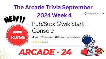 Pub/Sub: Qwik Start - Console | GSP096 | #qwiklabs