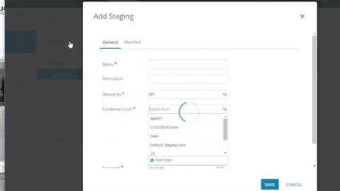 Device Owner Enrollment with Stage Now for AW