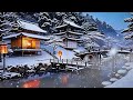12h Ambient Zen | Music + Water Sounds for Sleep and Relaxation🌙 | 冬の水車瞑想音楽 | Thiền Mùa Đông Vol146