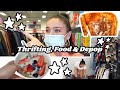 VLOG: Mini trip to the thrift, healthy breakfast, & depop organization