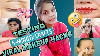 Hey guys, today i'm trying out viral hacks by 5 minutes craft. all the
life we see on internet don't work as per our expectations. so,i'm
going t...