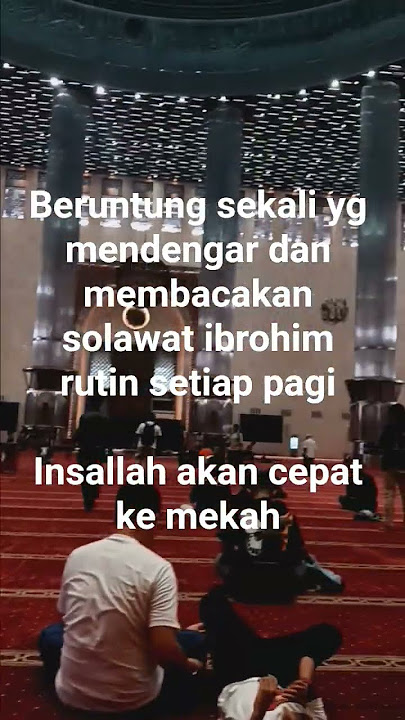 solawat ibrohim smoga cpt d panggil ke tanah suci