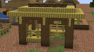 Minecraft:: ВЕРБЛЮДНИК #shorts | Майнкрафт как построить Стойло для Верблюдов