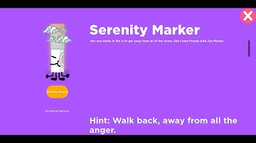 How to get Serenity Marker - Find the Markers [Roblox]