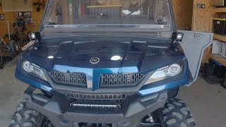 PrecisionPlasma Pod Light Bracket Install | CFMoto Uforce 1000xl