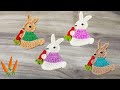 Kolay tığ işi tavşan figür yapımı✅ bebek örgüleri süs eğitimi easy crochet