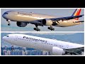 PHILIPPINE AIRLINES BOEING 777-3F6(ER) ARRIVES AND DEPARTS LAX ON DECEMBER 6TH, 2019 -PLANE SPOTTING