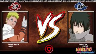 Naruto Mugen: Naruto/Gaara vs Sasuke/Itachi