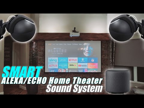 CREATE an Alexa/ECHO Home Theater Sound System with FIRE TV #hometheaterspeaker #echo