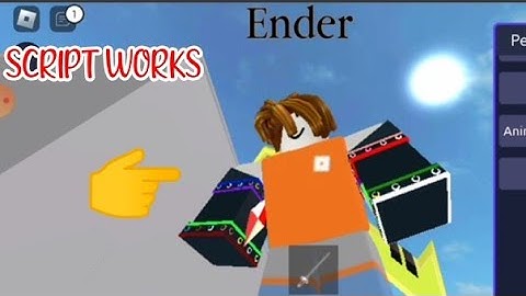 ROBLOX ENDER SCRIPT using FLUXUS EXECUTOR played at Fencing game - script link on comments