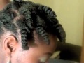 45| Natural Hair Tutorial: Big Two Strand Twist Pin Up Protective Style Updo - Quick and Easy!