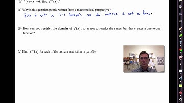 Math 4H.Unit #2.Lesson #6.One to One Functions and Inverses