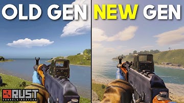 Looks Better then PC Rust? NEW Gen VS OLD Gen Rust Console Comparison