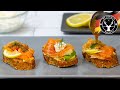 Easy Homemade Graved Salmon with 3 Sauces / Gravlax ✪ MyGerman.Recipes