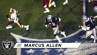 Marcus Allen Breaks Down 74-Yard TD in Super Bowl XVIII | Las Vegas Raiders