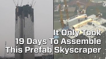 This Prefab Skyscraper Was Assembled In 19 Days