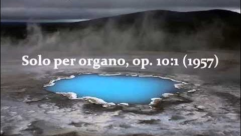 Stig Gustav Schönberg — Solo per organo, op. 10:1 (1957)