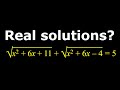 Solving a radical equation in two ways
