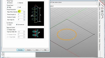 VisualMILL - Thread Milling
