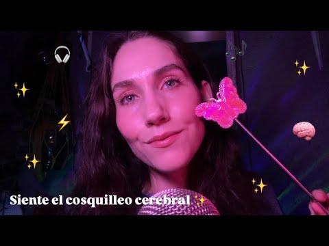 Te Provoco Cosquillitas Cerebrales 😵‍💫 | ASMR con Estímulos Para Dormir o Relajarte ✨🧠 con música 🎶 