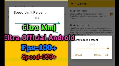 Citra Official Android How to increase speed and Fps on Android Full explained and fix all problems