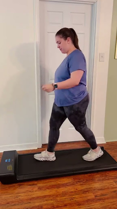 I love my WalkingPad. Stay motivated and healthy with this space-saving fold-up treadmill.