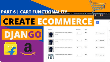 Cart functionality django ecommerce | Advance Django Ecommerce