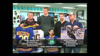 Tyler Myers and Jason Pominville in Dave and Adam's 2010 Store Commercial 3
