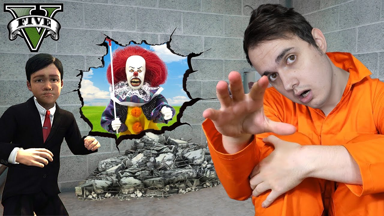 ONTSNAPPEN UIT DE CREEPYPASTA GEVANGENIS MET DE 9 JARIGE HATER..! (GTA 5)