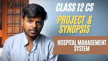 Hospital Management System in Python with MySQL | Project & Synopsis Class 12 CS | Rajnath Prasad