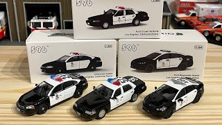 596 LAPD Crown Victoria and Ford Fusion ￼1/64 scale - YouTube