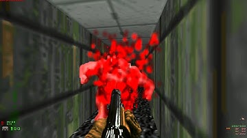 The Ultimate Doom - E3M1 Hell Keep - UVMAX 100% Secrets 60fps Uncommented