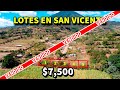 SE VENDEN LOTES de $7,500 DOLARES en SAN VICENTE El Salvador