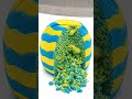 Ultimate Kinetic Sand Cutting ASMR 😍💚💛💙 Multicolor Coconut Slice | Super Satisfying