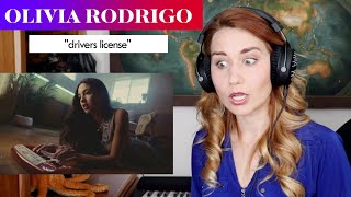 Olivia Rodrigo "drivers license" REACTION & ANALYSIS by Vocal Coach/Opera Singer