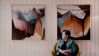 Lee Shinja Drawing With Thread Berkeley Art Museum And Pacific Film Archive Bampfa