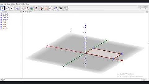 Membuat Balok dengan Geogebra